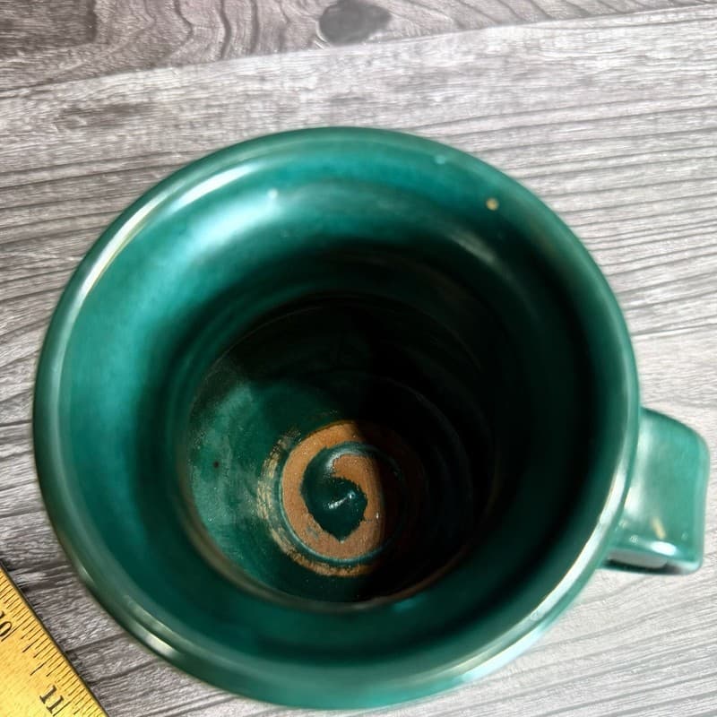 Studio Pottery Hand-Painted Gazelle Ceramic Mug H Signed / Stamped - Thumbnail 6