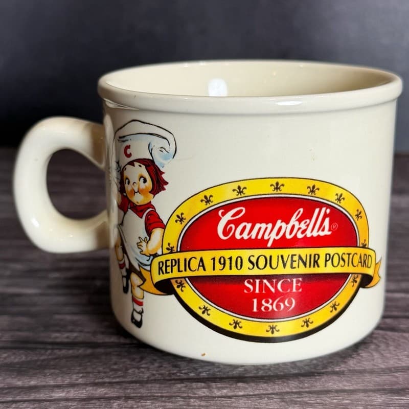 Westwood 1994 Campbell's Kids Replica 1910 Souvenir Postcard Soup Mug 14oz - Thumbnail 5