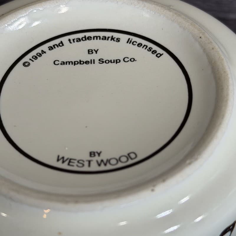 Westwood 1994 Campbell's Kids Replica 1910 Souvenir Postcard Soup Mug 14oz - Thumbnail 11