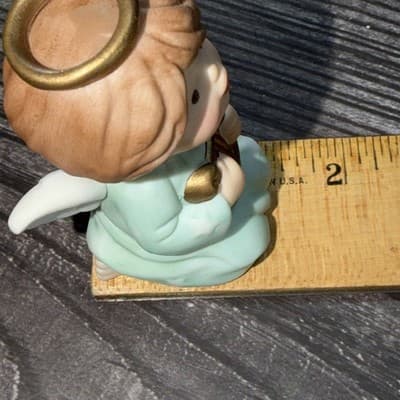 Vintage AVON Heavenly Blessings Nativity Collection Boy Angel Figurine 1987 - Thumbnail 9