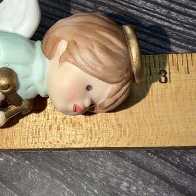 Vintage AVON Heavenly Blessings Nativity Collection Boy Angel Figurine 1987 - Thumbnail 8