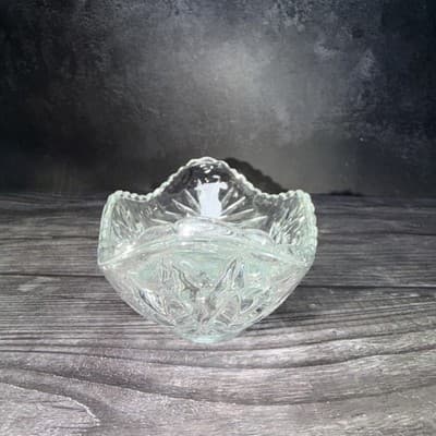 ANCHOR HOCKING Vintage STAR OF DAVID Banana Split GONDOLA BOAT DISH Oval - Thumbnail 10