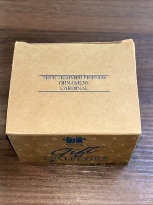 Avon Gift Collection Tree Trimmer Friends CARDINAL Bird Snowflake Ornament VTG - Thumbnail 11