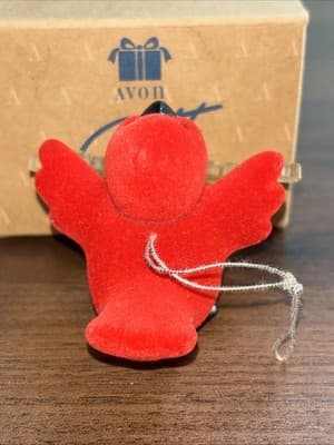 Avon Gift Collection Tree Trimmer Friends CARDINAL Bird Snowflake Ornament VTG - Thumbnail 5