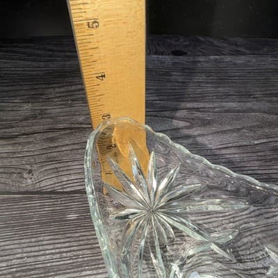 ANCHOR HOCKING Vintage STAR OF DAVID Banana Split GONDOLA BOAT DISH Oval - Thumbnail 16