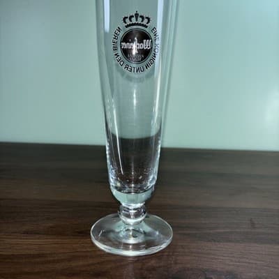 Warsteiner Gold Rimmed Beer Pilsner Lager Glass 0.3l / half pint Advertising VTG - Thumbnail 5