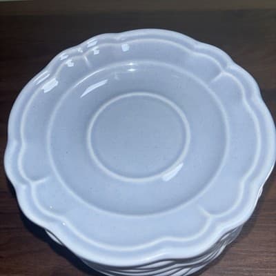 11 Pfaltzgraff GAZEBO BLUE Saucer Plates USA 5.75” NO Coffee Mugs Replacement - Thumbnail 2