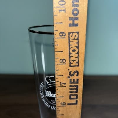 Warsteiner Gold Rimmed Beer Pilsner Lager Glass 0.3l / half pint Advertising VTG - Thumbnail 11