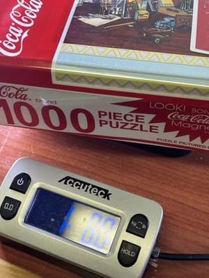 VTG Machine Coca-Cola 1000 Piece Jigsaw Puzzle Tin & Magnet NOS New Sealed - Thumbnail 10