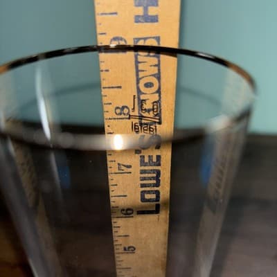 Warsteiner Gold Rimmed Beer Pilsner Lager Glass 0.3l / half pint Advertising VTG - Thumbnail 14