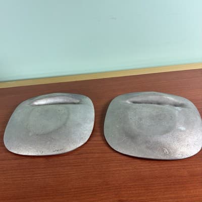 VTG Set Of Two MCM Wilton Armetale Pewter Ashtray Made In Columbia PA USA - Thumbnail 2