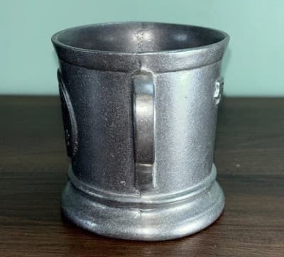 Vintage Pewter Bicentennial 1776-1976 Mug Made In USA Silver Eagle - Thumbnail 3