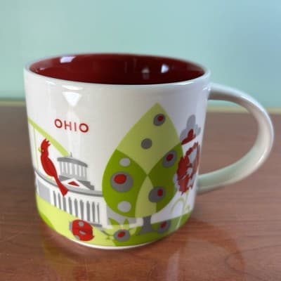 Starbucks Ohio Coffee Mug 14oz. You Are Here Collection Clean - Thumbnail 8