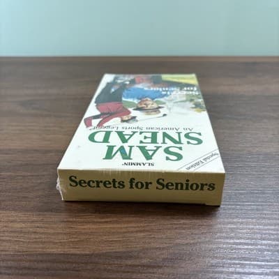 Sam Snead Sealed VHS Tape Golf Secrets For Seniors 1987 Vintage New Old Stock - Thumbnail 6