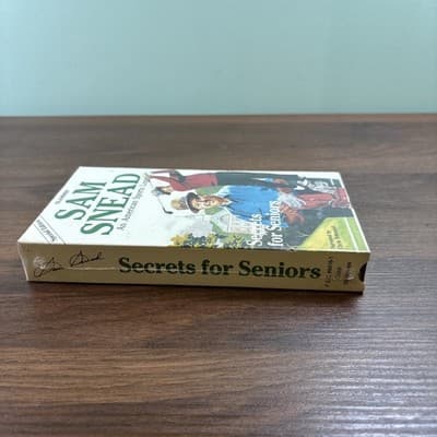 Sam Snead Sealed VHS Tape Golf Secrets For Seniors 1987 Vintage New Old Stock - Thumbnail 7