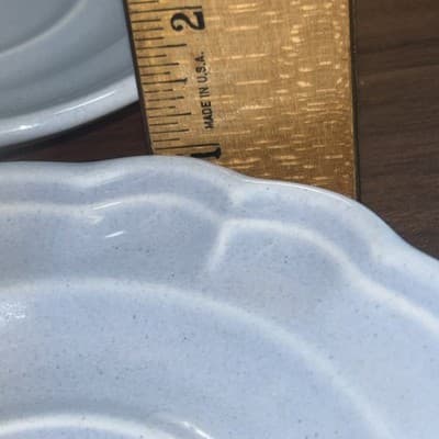11 Pfaltzgraff GAZEBO BLUE Saucer Plates USA 5.75” NO Coffee Mugs Replacement - Thumbnail 12