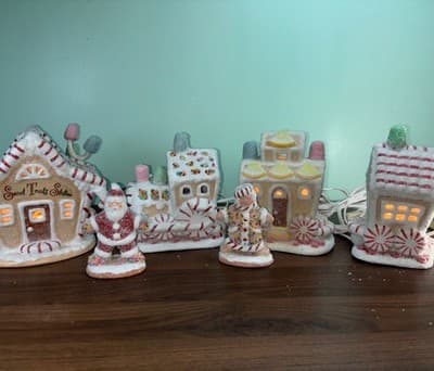 Dept 56 Simple Traditions Sweet Treats Christmas Express Train 6 Piece Set 2003