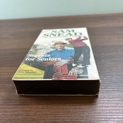 Sam Snead Sealed VHS Tape Golf Secrets For Seniors 1987 Vintage New Old Stock - Thumbnail 4