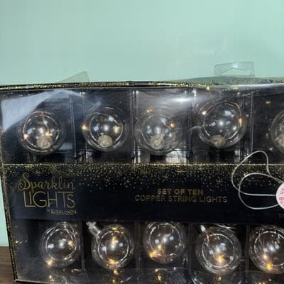 2 Inch Bubble Ball Fairy 10 Lights Battery Operated String Lights Decor Garden