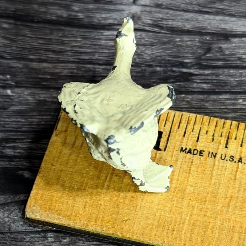Vintage Barclay Cast Lead Miniature Hissing Goose Figurine - Thumbnail 8