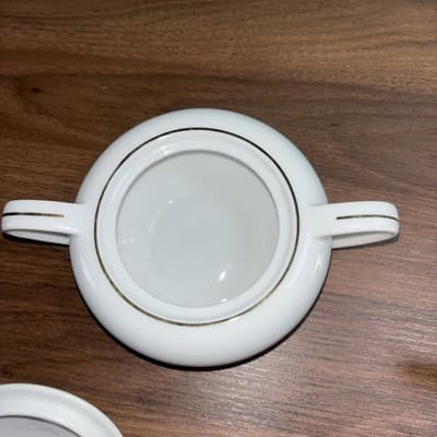 Kaysons Fine China of Japan Golden Rhapsody Pattern Cream and Sugar Set - Thumbnail 7
