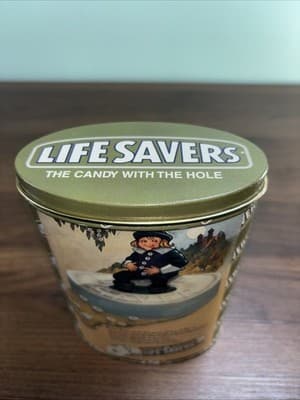 1999 Life Savers Tin The Candy With The Hole Vintage Peter Piper Advertisement - Thumbnail 2