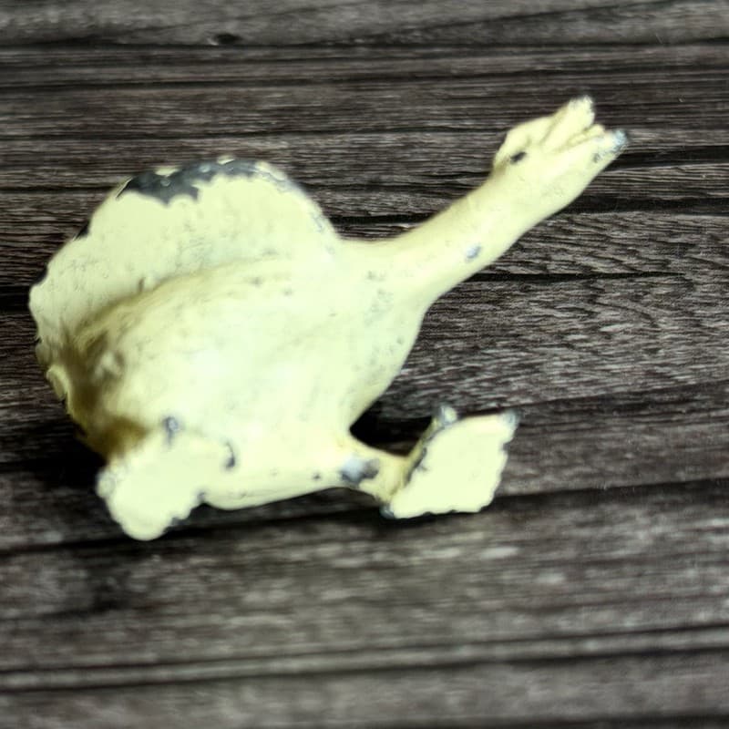 Vintage Barclay Cast Lead Miniature Hissing Goose Figurine - Thumbnail 6