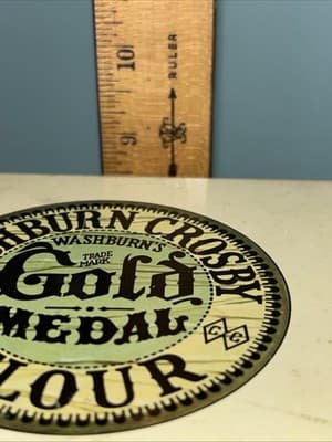 Vintage Collectible Tin WASHBURN CROSBY Co. Gold Medal Flour Colorful 1980s Era - Thumbnail 13