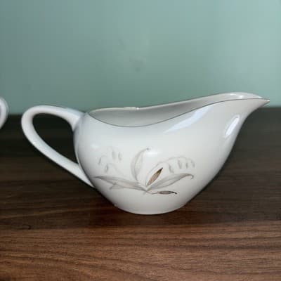 Kaysons Fine China of Japan Golden Rhapsody Pattern Cream and Sugar Set - Thumbnail 10