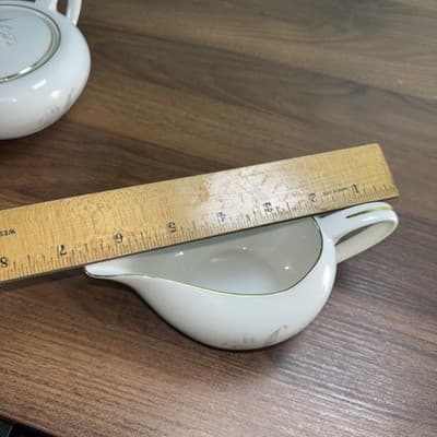 Kaysons Fine China of Japan Golden Rhapsody Pattern Cream and Sugar Set - Thumbnail 20