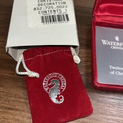 Waterford Crystal 1992 9 Ladies Dancing 12 Days of Christmas Tree Ornament - Thumbnail 2