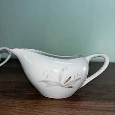 Kaysons Fine China of Japan Golden Rhapsody Pattern Cream and Sugar Set - Thumbnail 12