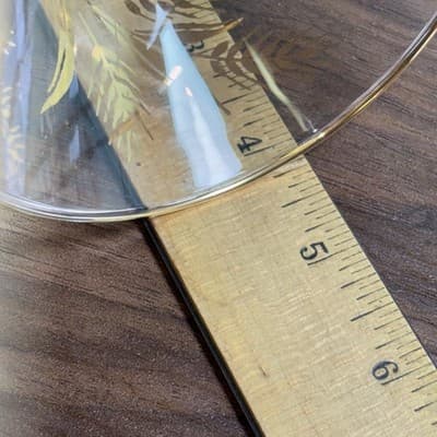 Vintage Libby Golden Wheat Glasses Water Wine Goblets 4.25 Inch Lot Of 3 - Thumbnail 9