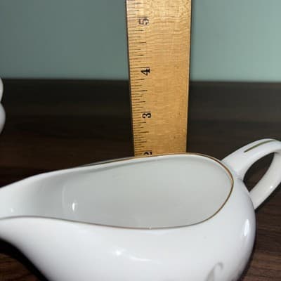 Kaysons Fine China of Japan Golden Rhapsody Pattern Cream and Sugar Set - Thumbnail 21