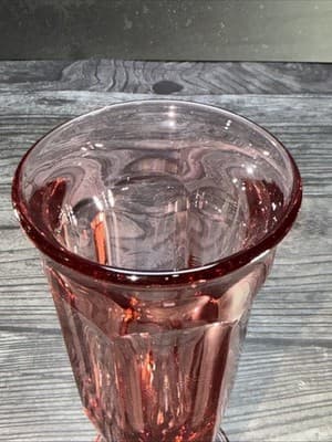 Imperial Glass OLD WILLIAMSBURG Pink 7.25”Ice Tea Glass Water Goblet Replaceme - Thumbnail 3