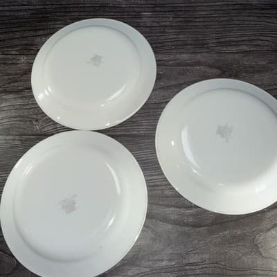 Corelle CALLAWAY IVY White Swirl Green Ivy 7" SALAD PLATE Lot of 3 - Thumbnail 8