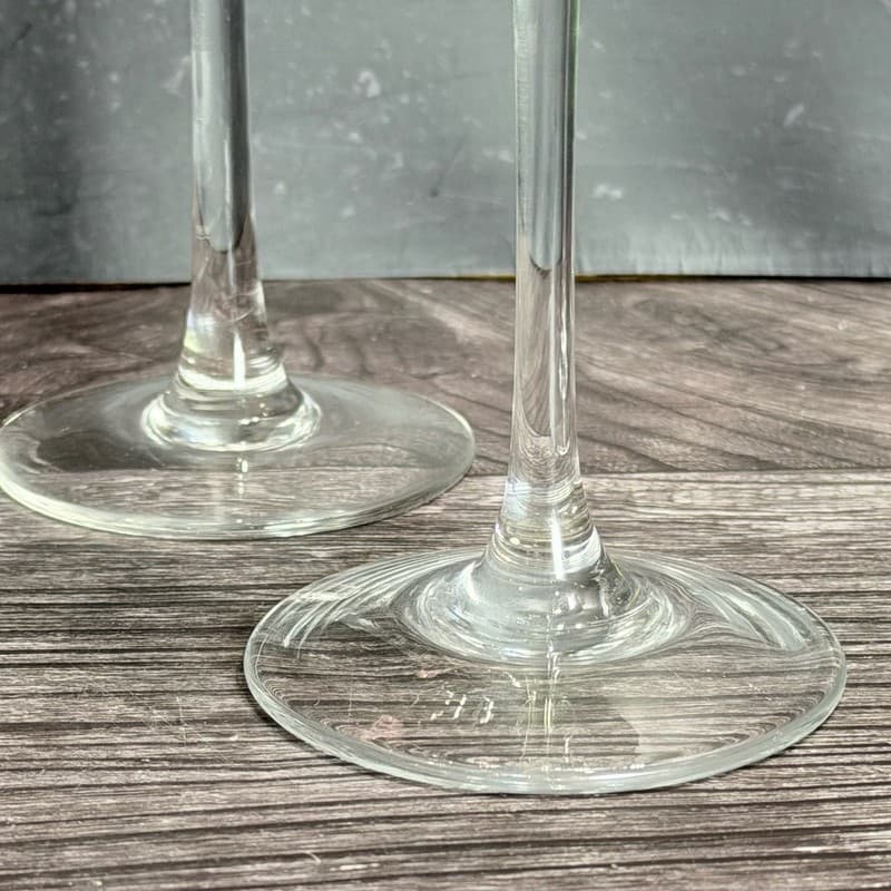 Set of 4 Multicolor Etched Polka Dot Champagne Flutes Crystal Glass - Thumbnail 4
