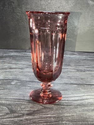 Imperial Glass OLD WILLIAMSBURG Pink 7.25”Ice Tea Glass Water Goblet Replaceme - Thumbnail 6