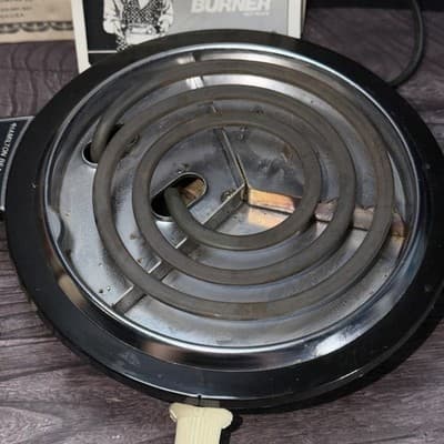 Hamilton Beach Fifth Burner Single Hot Plate Electric Burner Black Compact Works - Thumbnail 4
