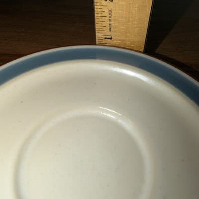 NORITAKE STONEWARE PLEASURE #8344 Coffee CUP & SAUCER SET Blue Brown Replacement - Thumbnail 12