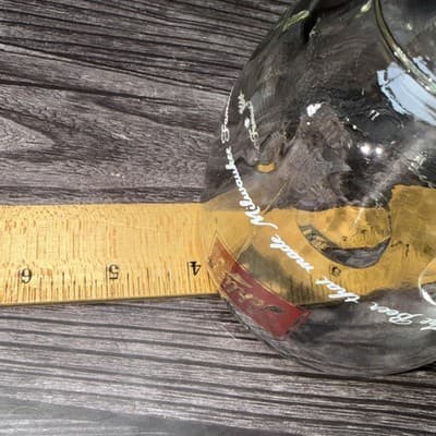 Vintage Schlitz Beer Milwaukee Clear Glass Goblet Thumb Print Stemware 6” 16 O - Thumbnail 11