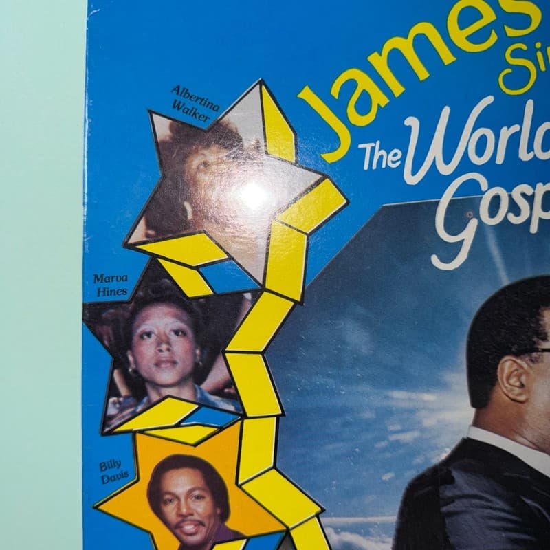 James Cleveland Sings with The World's Greatest Gospel Stars Vol. II Vinyl LP - Thumbnail 2