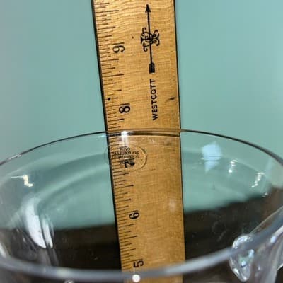 Vintage Avon Crystal Hummingbird Pitcher 8" 24% Lead Crystal Serving Water Tea - Thumbnail 12