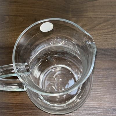 Vintage Avon Crystal Hummingbird Pitcher 8" 24% Lead Crystal Serving Water Tea - Thumbnail 9