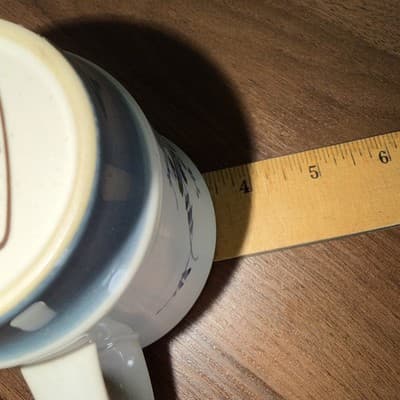 NORITAKE STONEWARE PLEASURE #8344 Coffee CUP & SAUCER SET Blue Brown Replacement - Thumbnail 14