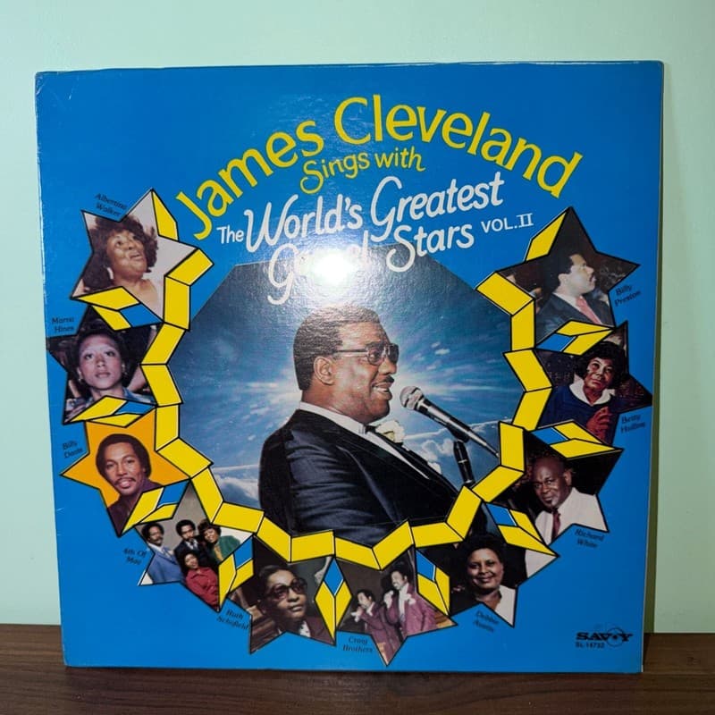 James Cleveland Sings with The World's Greatest Gospel Stars Vol. II Vinyl LP