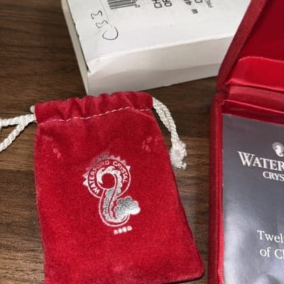 WATERFORD CRYSTAL 12 DAYS OF CHRISTMAS ORNAMENT - 10 LORDS OF LEAPING - Thumbnail 2