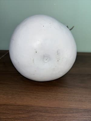 10.5” GOURD SNOWMAN Felt Top hat Bow tie Rustic Cute Coal Eyes Buttons Carrot - Thumbnail 10