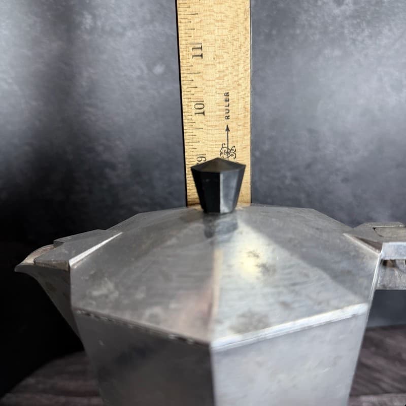 Vintage Zanzibar Moka Espresso Coffee Pot Stovetop Maker Made in Italy - Thumbnail 15