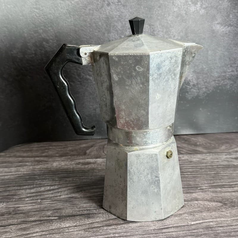 Vintage Zanzibar Moka Espresso Coffee Pot Stovetop Maker Made in Italy - Thumbnail 6